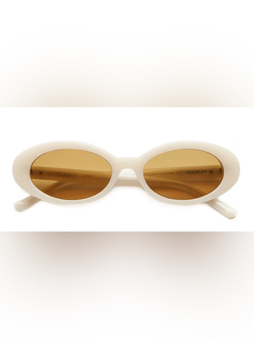 Crap Eyewear The Sweet Leaf Oat Milk Bio / Mustard SOLD OUT